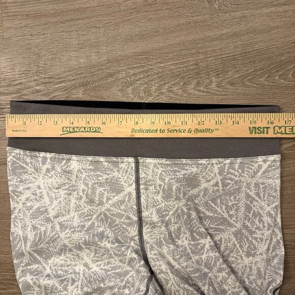 L.L.Bean Women’s Midweight Base Layer Leggings Petite Large Gray Thermal Stretch - Picture 4 of 10